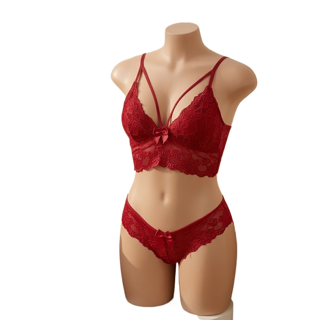 Yetişkinler için Büyük Beden İ - Lace Bralette Set incelemesi ve fiyatı