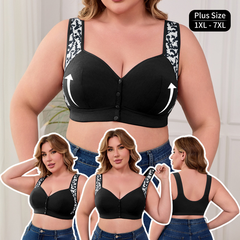 XL-7XL Artı Boyutu Ön Toka Sut - Wirefree Bra Comfort incelemesi ve fiyatı